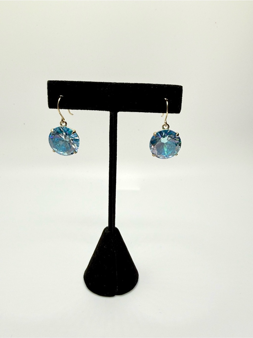 Blue Crystal Drop Earrings - Women Jewelry